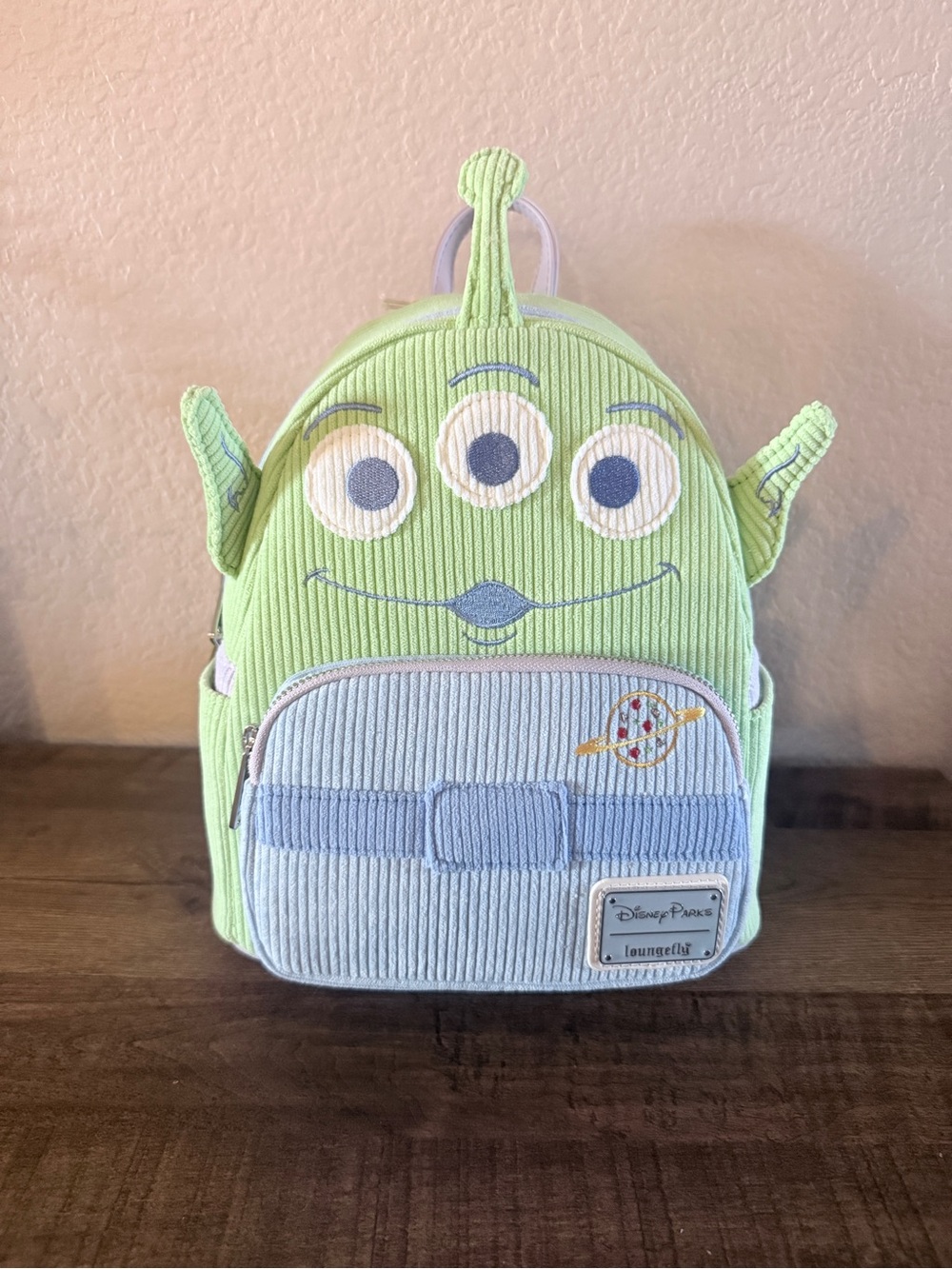Disney Toy Story Light Green & Light Blue Alien Mini Backpack NTW